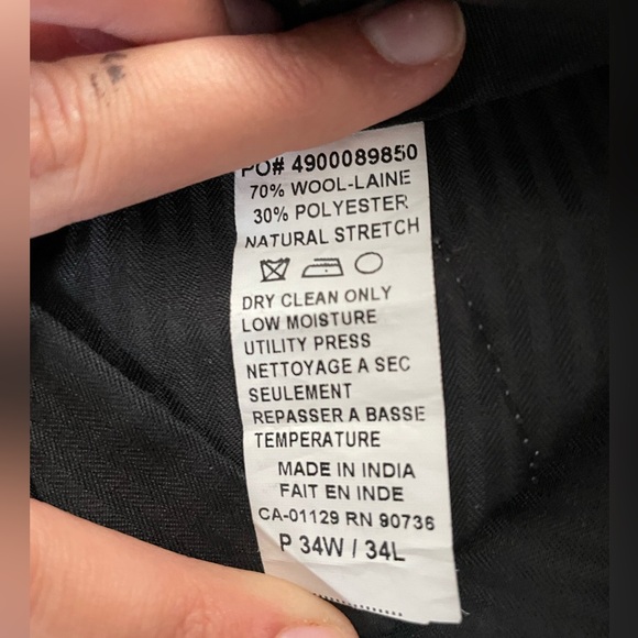 Plaid Ralph Lauren slacks 34w/34L - Picture 3 of 5